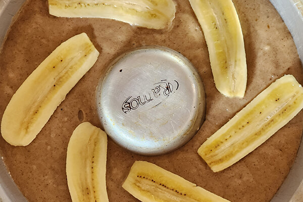 passo a passo da receita de bolo de banana com especiarias