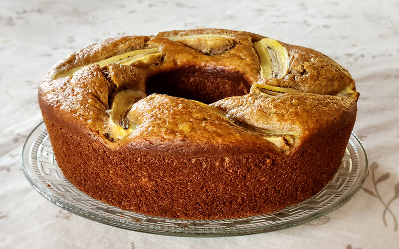 receita de bolo de banana com especiarias do blog toast & honey
