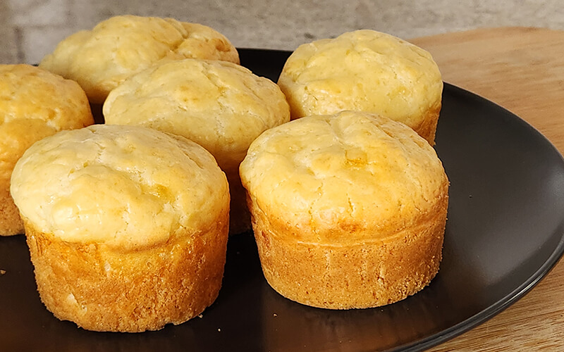 muffins de queijo