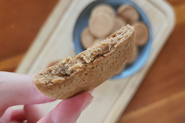 biscoito de banana, aveia e mel